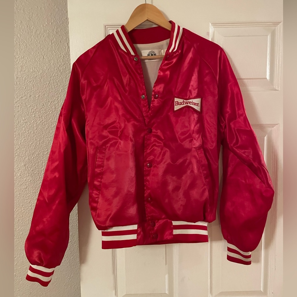 Vintage Budweiser Jacket- vintage Men’s L/Women’s S/M